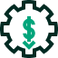 reduce cost icon