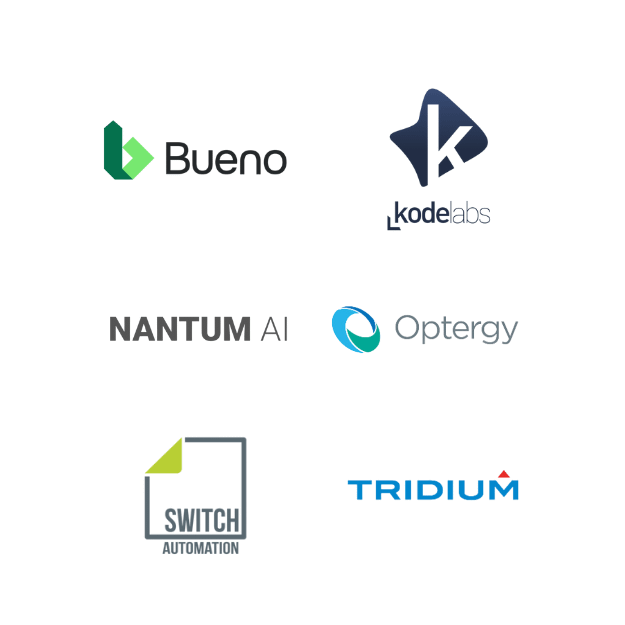 example energy logos on white