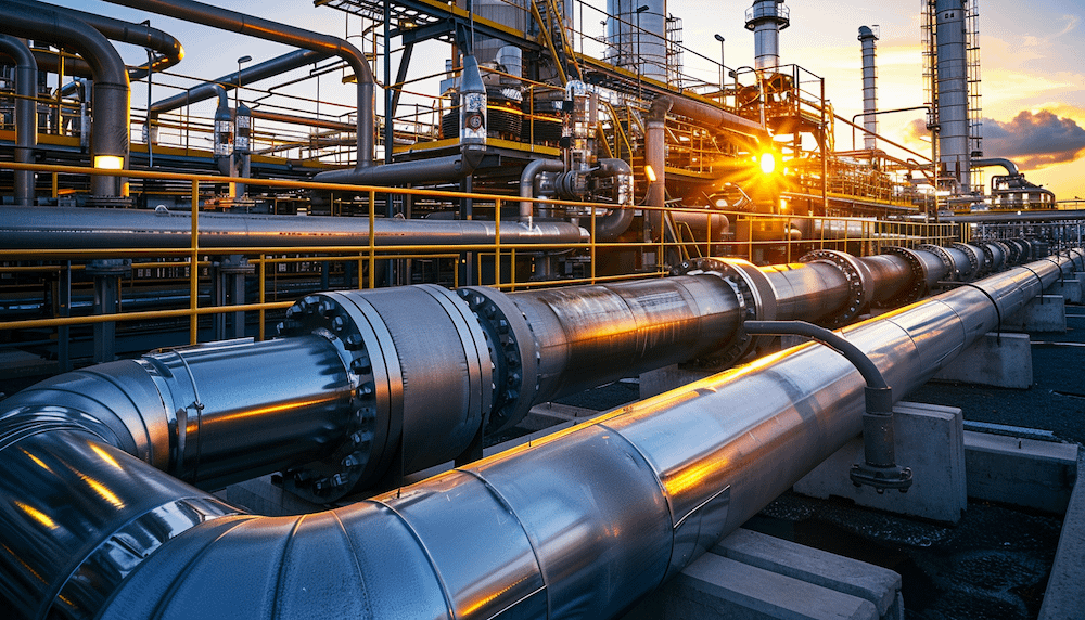 industrial pipeline no people