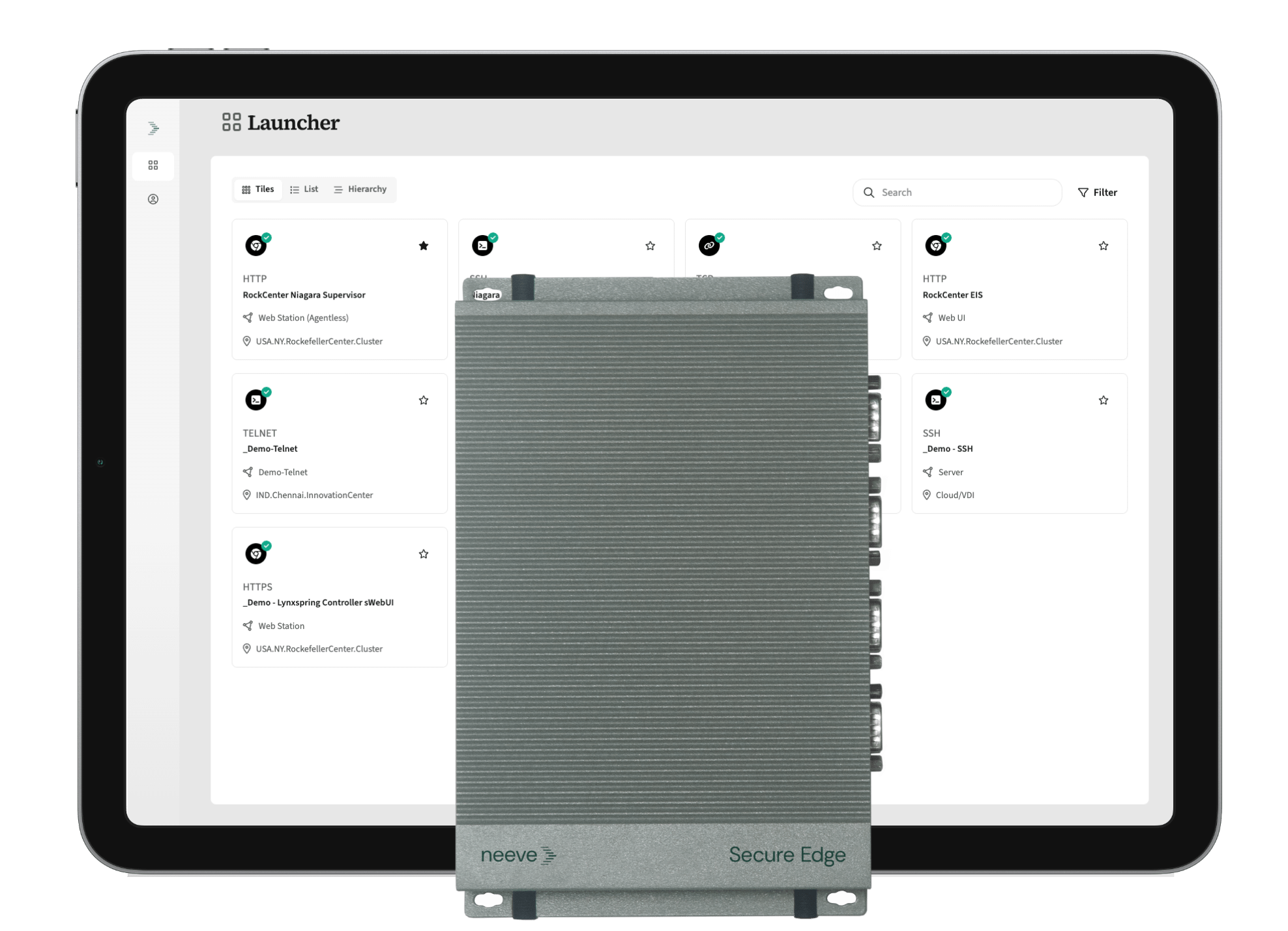 New portal secure edge