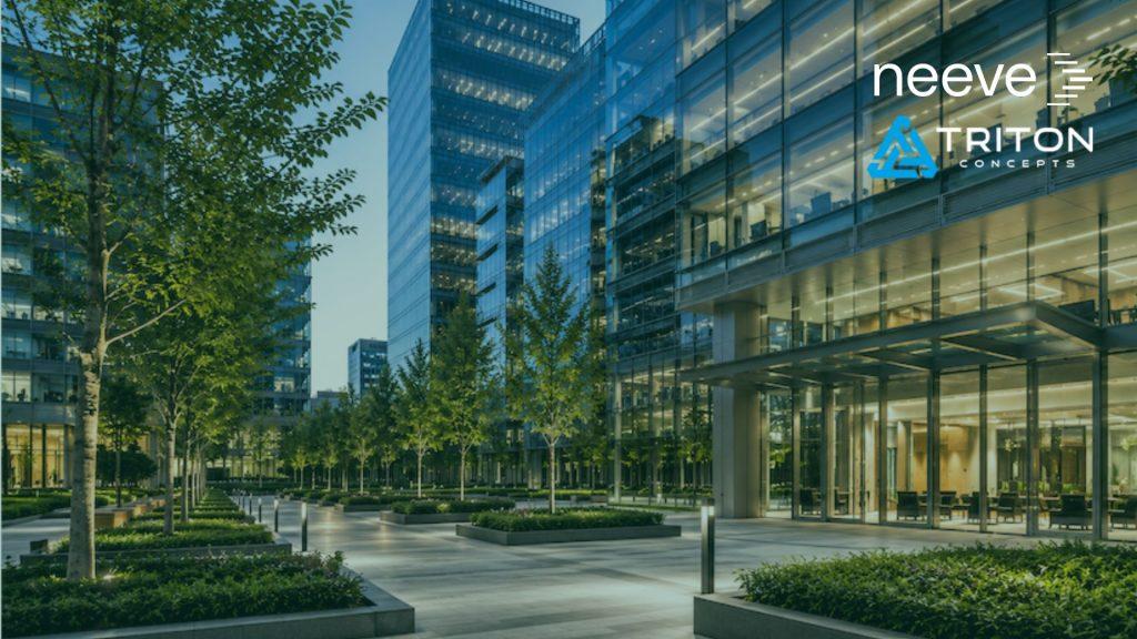 Smart campus facility leveraging cloud BMS and OT zero trust architecture.